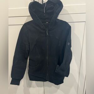 lululemon athletica Black Zip-Up Hooded Sweatshirt